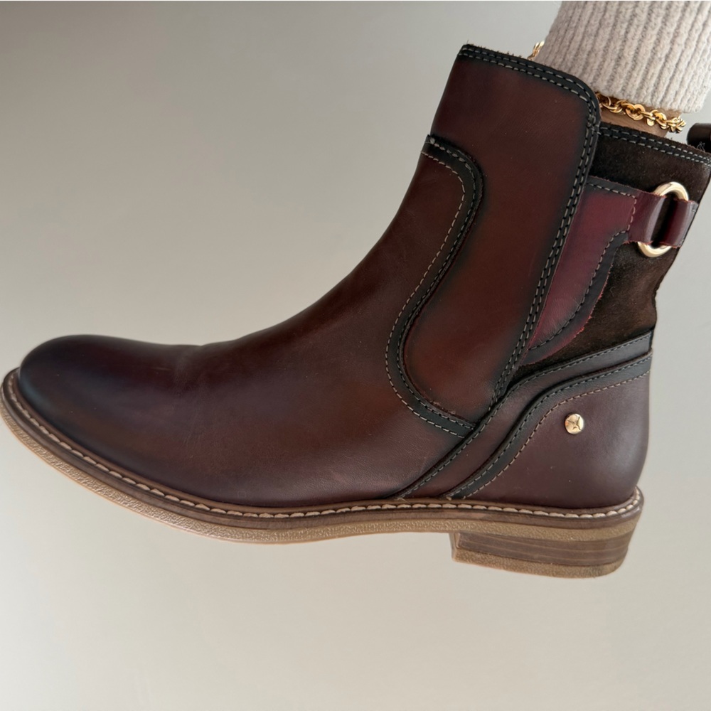 PIKOLINOS women Chukka Boots in Chestnut and Burgundy - Picture 8 of 16